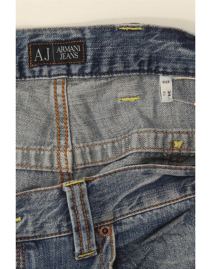 Armani muške ravne traperice W34 L30 plave