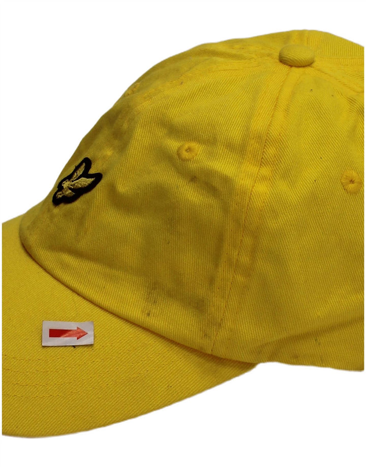 LYLE & SCOTT Muška bejzbolska kapa jedne veličine, žuta pamučna klasična