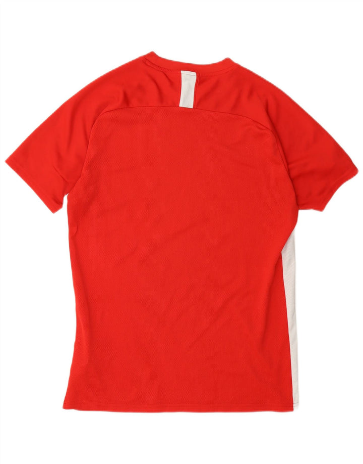 Nike Dri Fit T-Shirt Top srednje crvene boje od poliestera