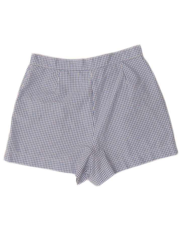 Sergio Tacchini ženske ležerne kratke hlače IT 44 srednje W28 plava gingham