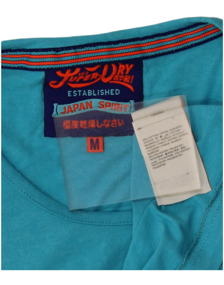 SUPERDRY ženski gornji dio prsluka s grafičkim motivima UK 12 Srednje plavi pamuk