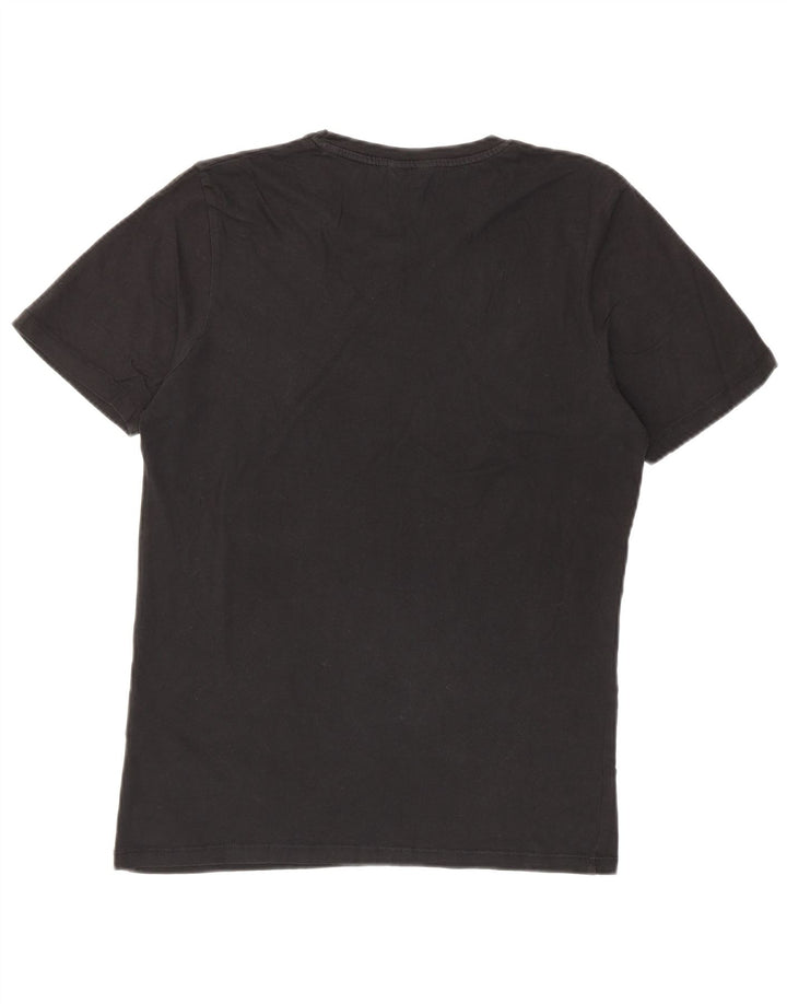 JACK & JONES Muška majica kratkih rukava srednje veličine, crni pamuk