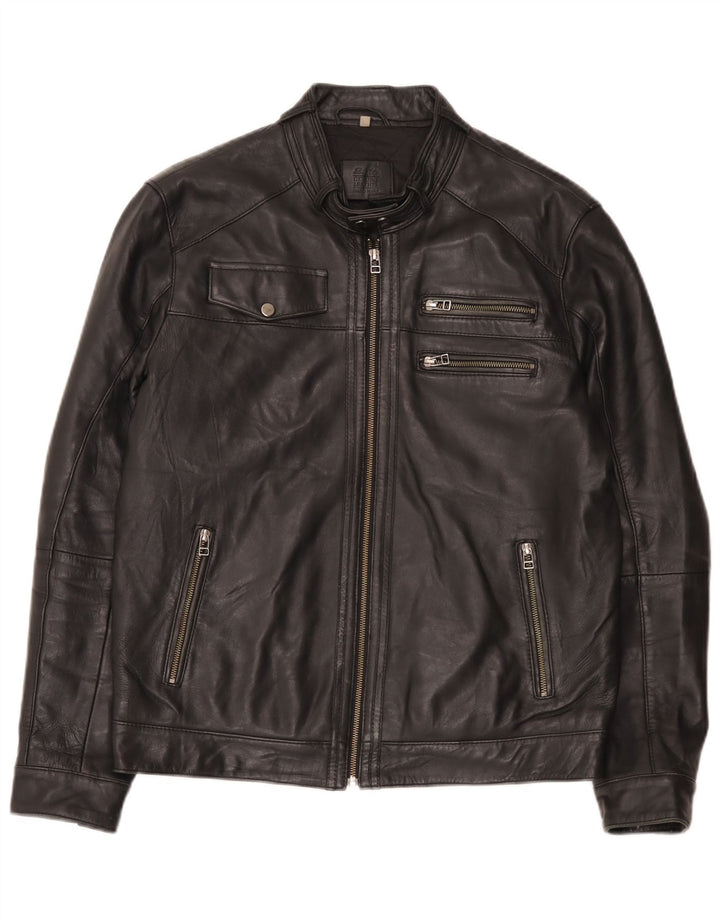 Bata muška kožna jakna UK 42 XL crna