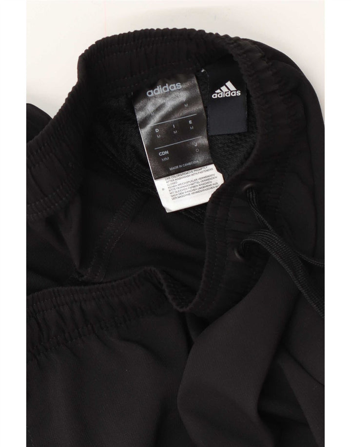 Adidas muške trenirke srednje crne poliesterske hlače
