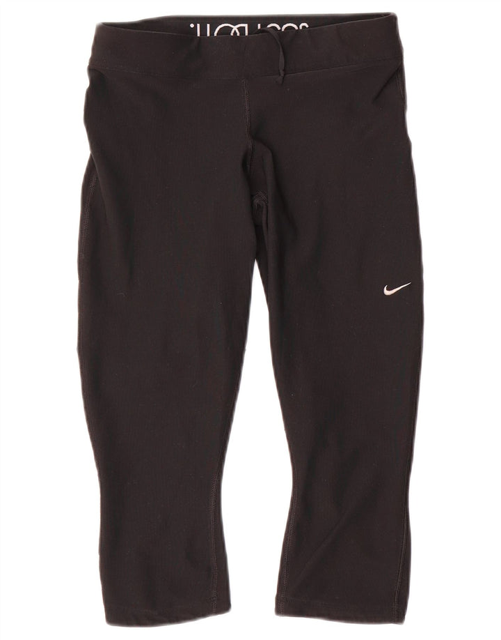 Nike ženske Dri Fit Capri tajice UK 14 srednje crne