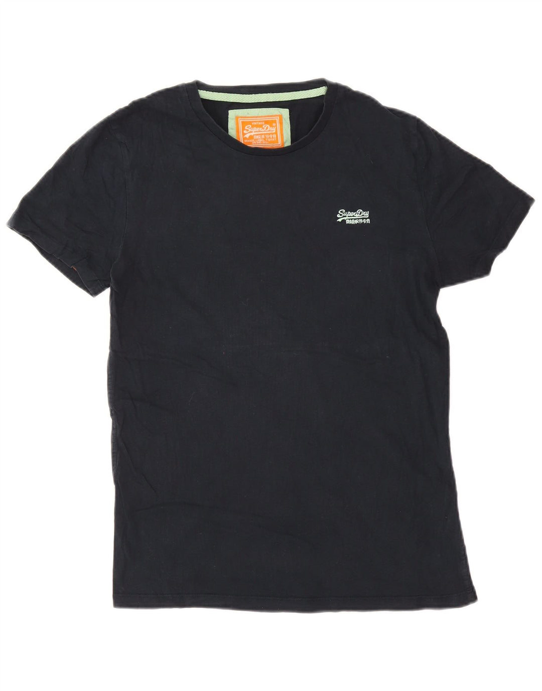 Superdry muška majica kratkih rukava srednje tamnoplavi pamuk