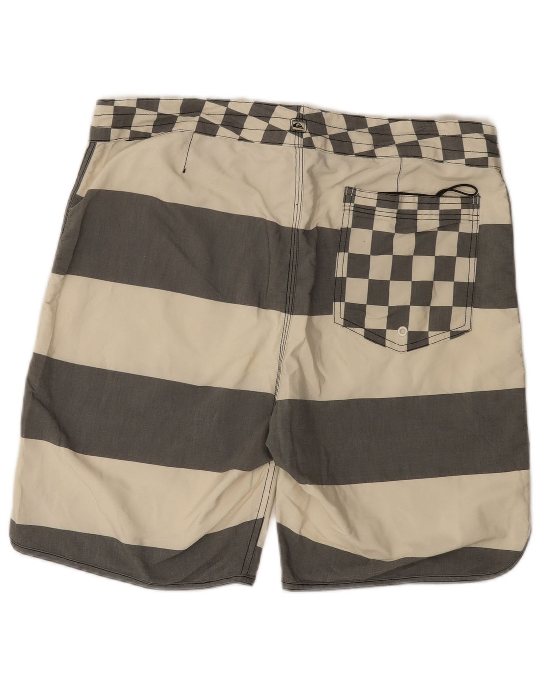 Quiksilver muške kratke hlače za kupanje od poliestera s bijelim prugama