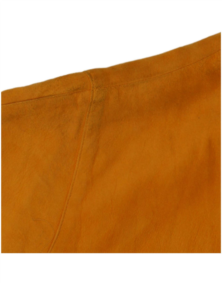 VINTAGE Ženska antilop košulja bluza kratkih rukava UK 16 Velika žuta cvjetna