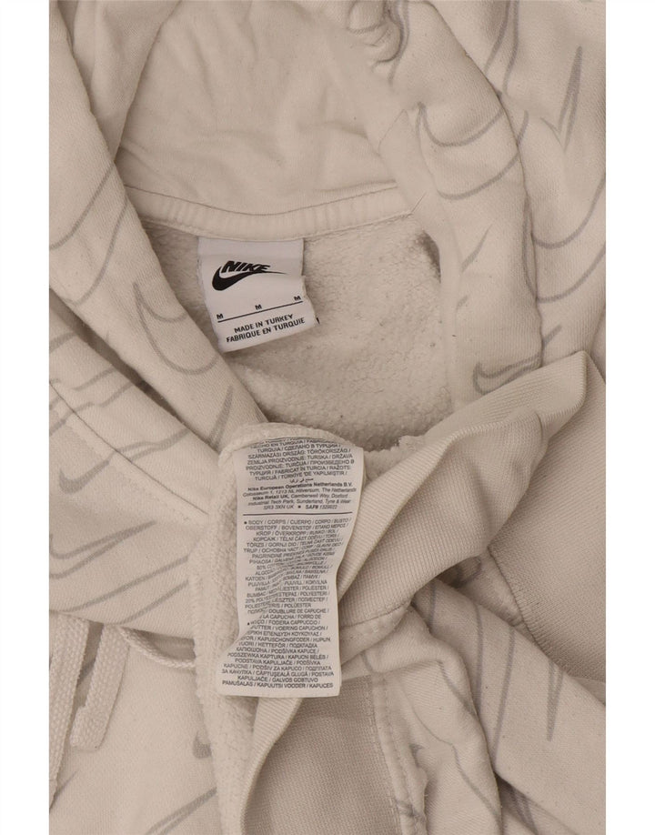 Nike muška majica s kapuljačom s kapuljačom srednje veličine od bijelog pamuka