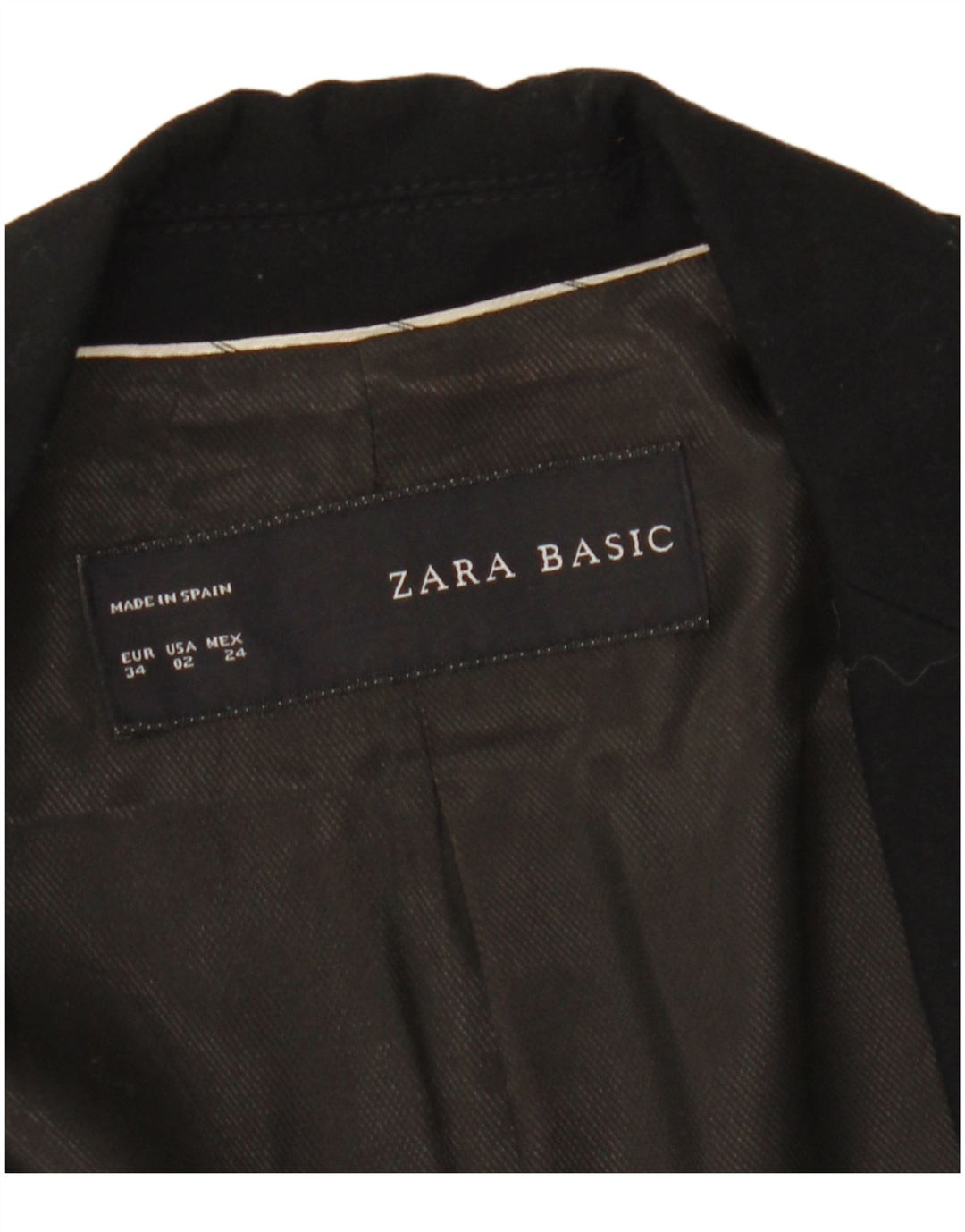 ZARA ženski sako s 1 gumbom EU 34 2XS crna