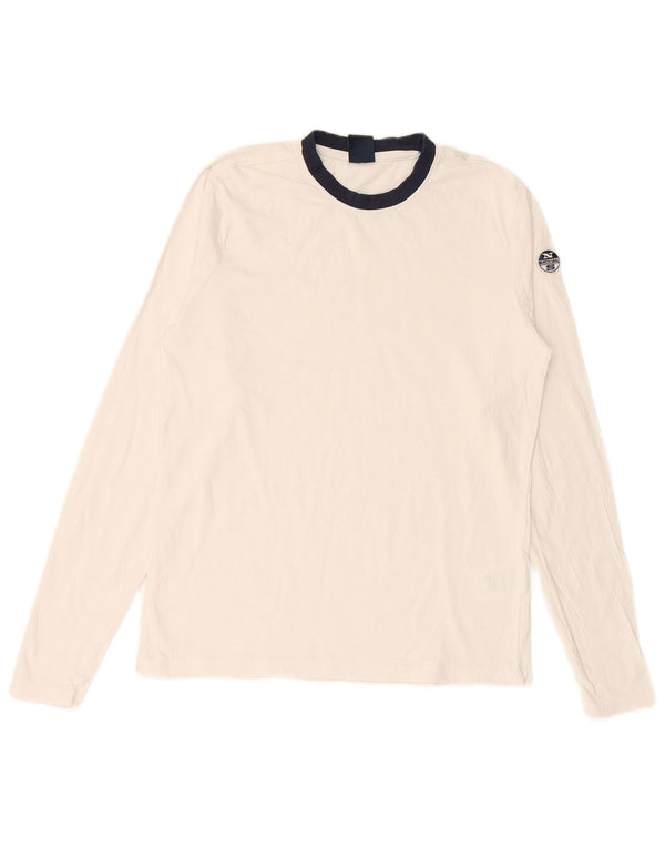 NORTH SAILS Muška majica dugih rukava XS bijeli pamuk