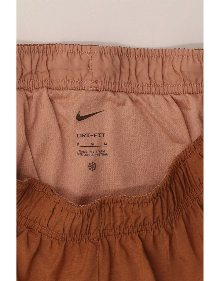 Nike ženske sportske kratke hlače UK 12 srednje smeđi poliester