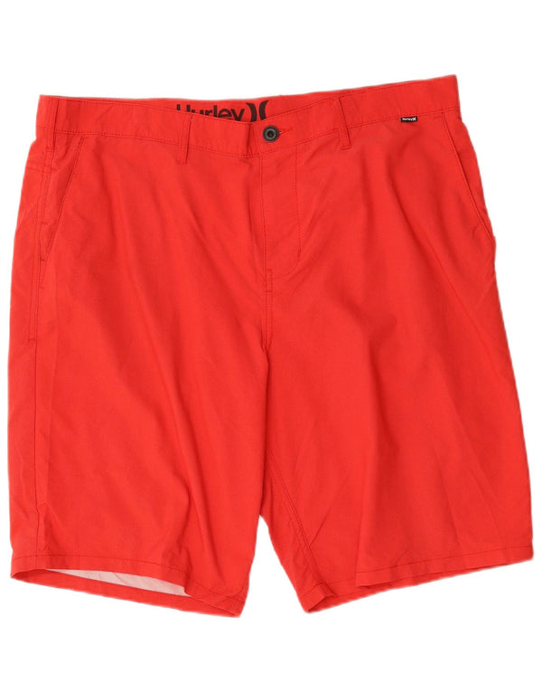 Hurley muške chino kratke hlače W38 XL crveni poliester