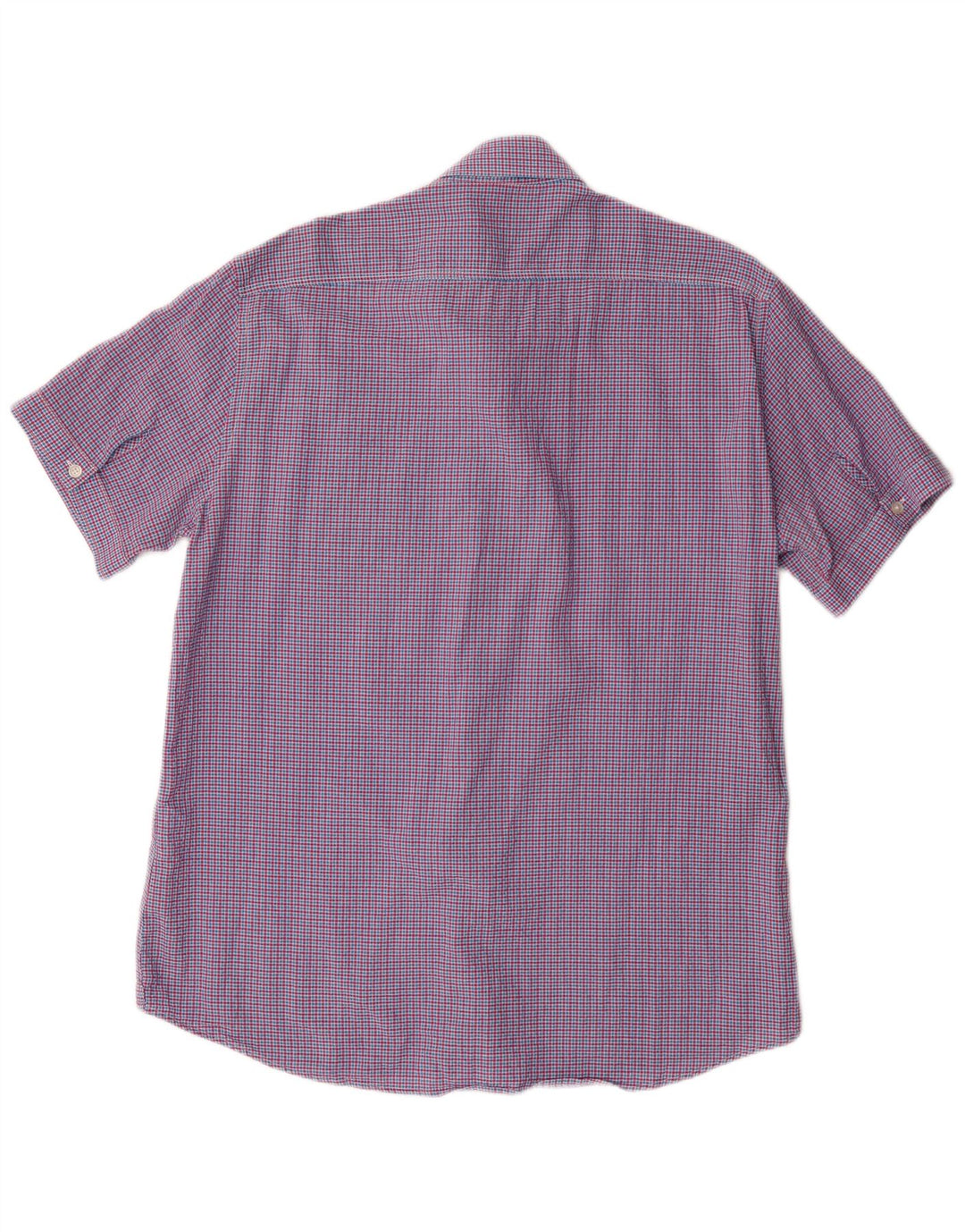 Carrera muška košulja kratkih rukava standardnog kroja XL, crveni karirani pamuk