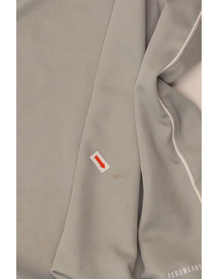 ADIDAS muška trenirka Aeroready zip izrez gornji dio XL sivi poliester