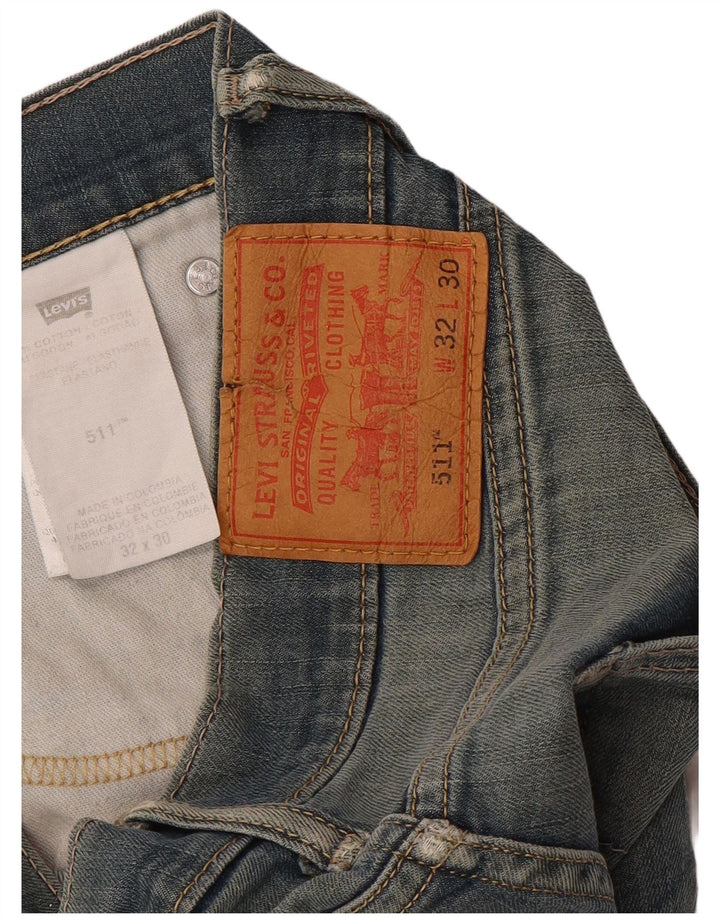 Levi's muške 511 uske traperice W32 L28 plavi pamuk