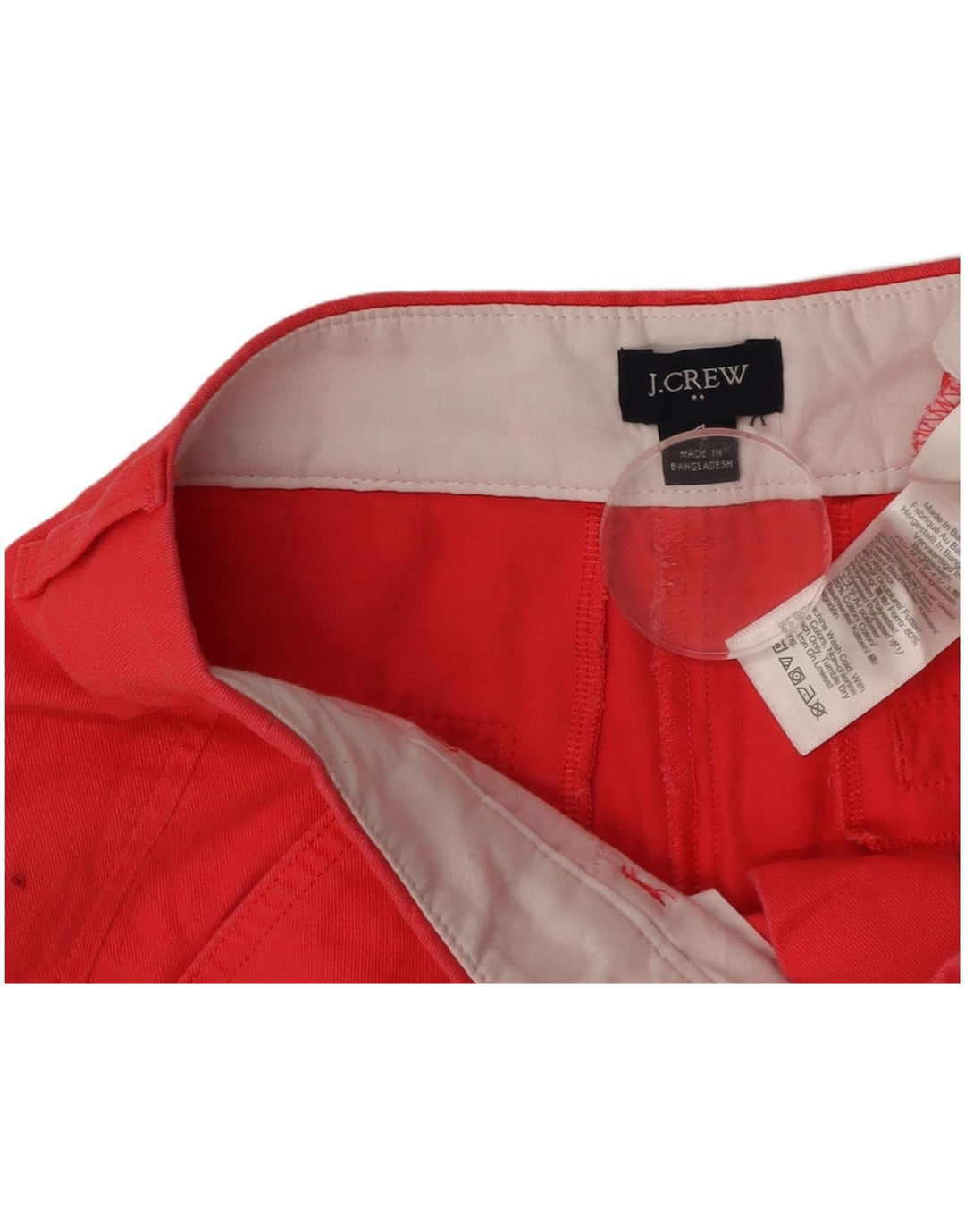 J. CREW Ženske chino kratke hlače US 4 male W30, crveni pamuk