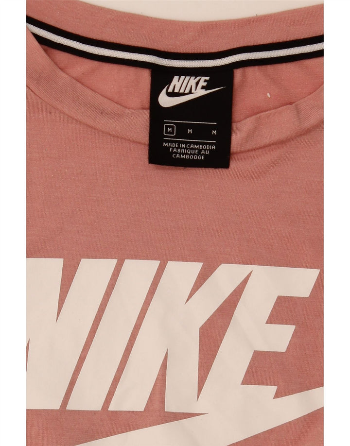 Nike Ženska grafička majica kratkih rukava UK 14 srednje ružičasta