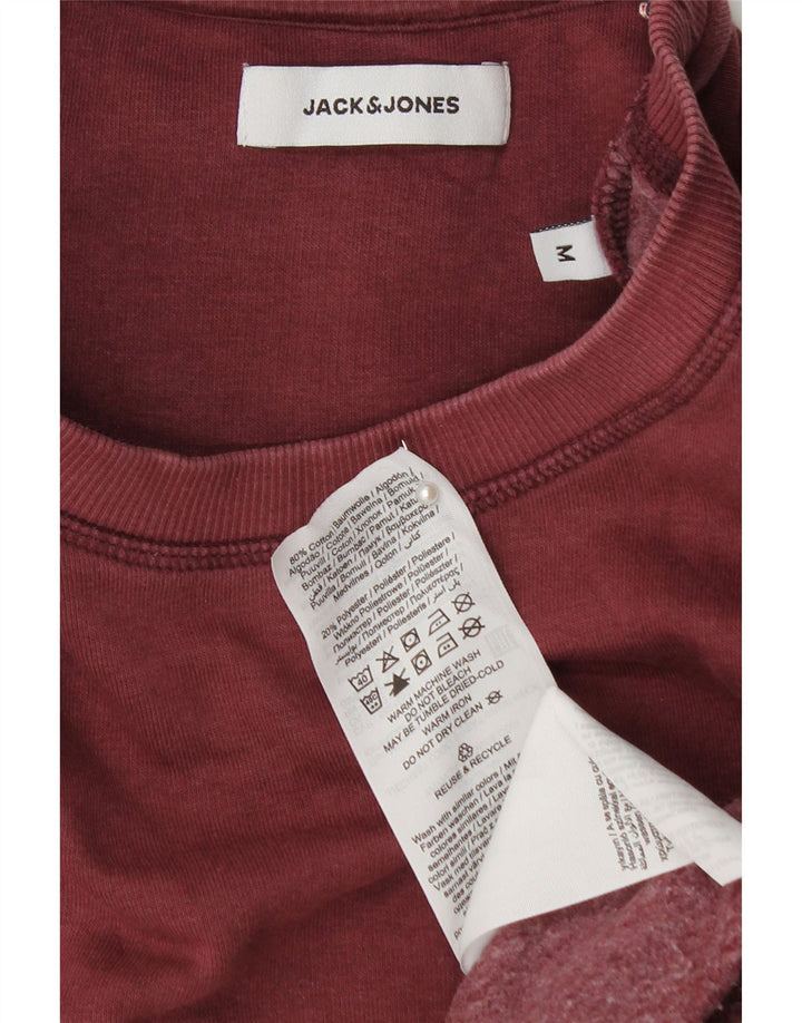 JACK & JONES Muška trenirka s grafičkim motivima Srednji bordo pamuk