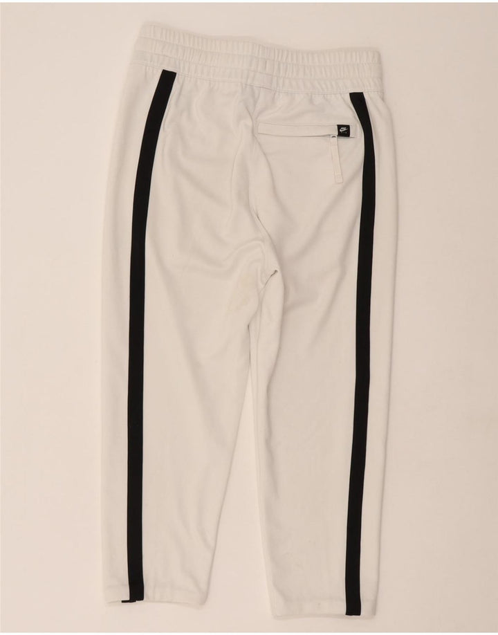 NIKE Mens Capri Tracksuit Trousers Small White Vintage Nike and Second-Hand Nike from Messina Hembry 
