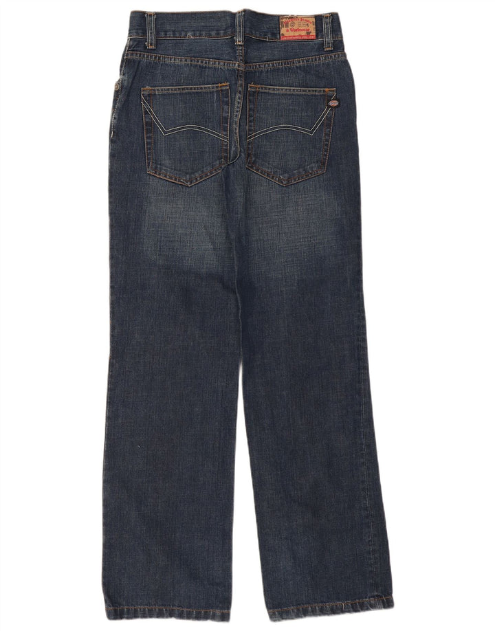 Dickies ženske ravne traperice W30 L32 plavi pamuk