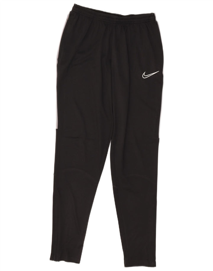 Nike muške trenirke srednje crne poliesterske sportske hlače