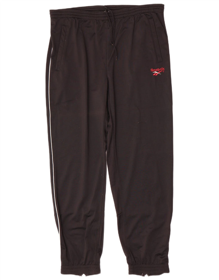 Reebok muška trenirka hlače Joggers veliki crni poliester