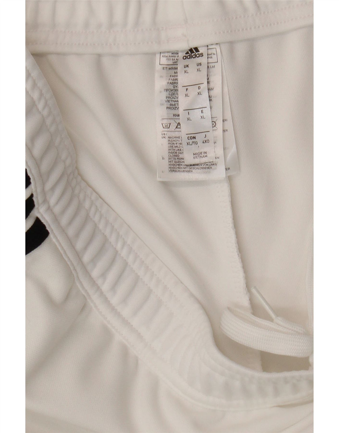 Adidas muške Climacool hlače za trenirku XL bijeli poliester