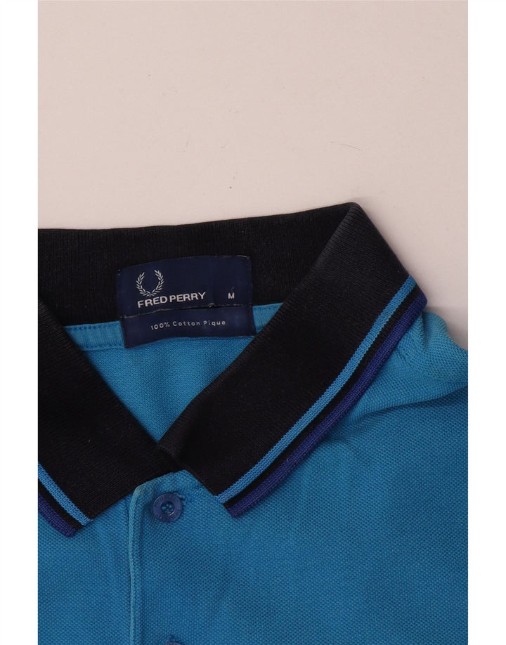 Fred Perry muška polo majica Srednje plavi pamuk
