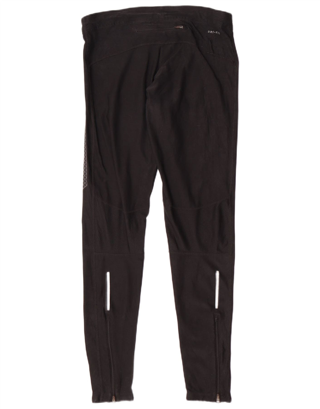Nike Ženske Dri Fit Leggings UK 12 Srednje crni poliester