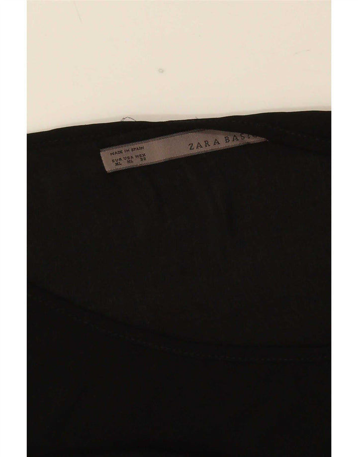 Zara ženska prevelika majica UK 18 XL crna