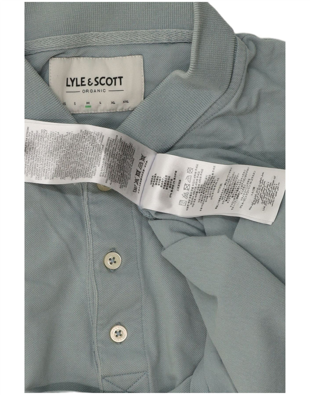 Lyle & Scott muška polo majica srednje plavi pamuk