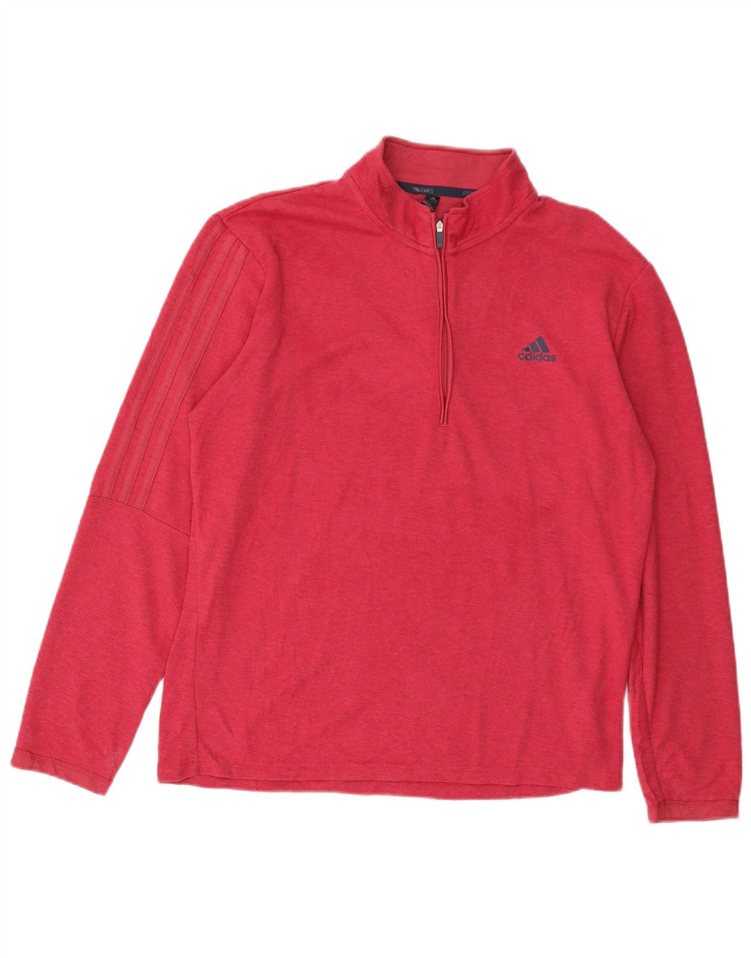 ADIDAS muška trenirka s patentnim izrezom, srednji ružičasti pamuk