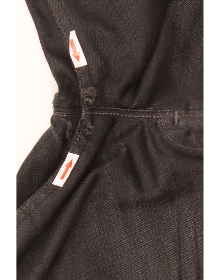 Levi's muške ravne traperice W29 L32 crni pamuk