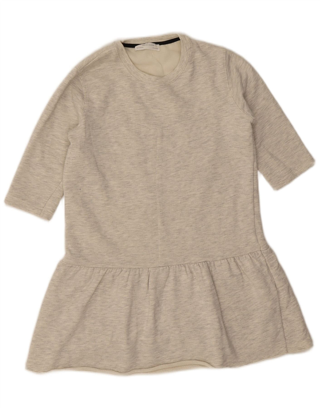 Zara ženska haljina tunika UK 10 mali sivi pjegavi poliester