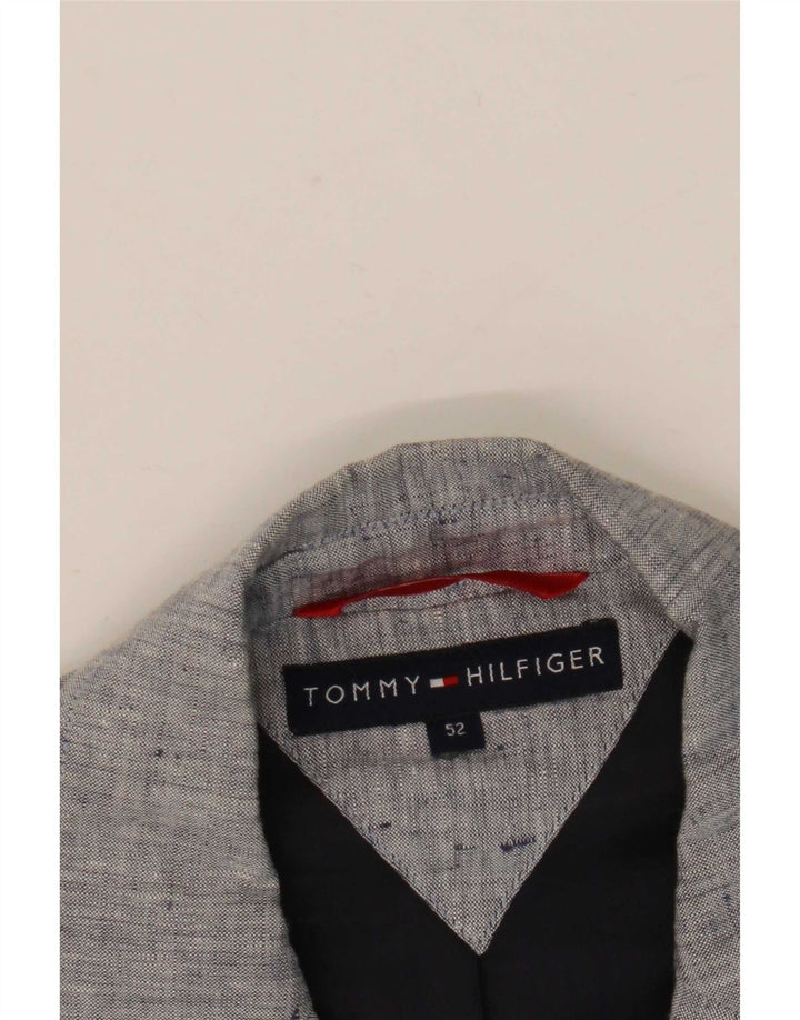 Tommy Hilfiger muška jakna sako s 3 gumba IT 52 XL siva s pjegama