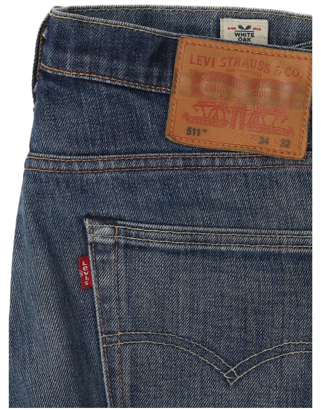 Levi's muške 511 uske traperice W34 L32 plavi pamuk