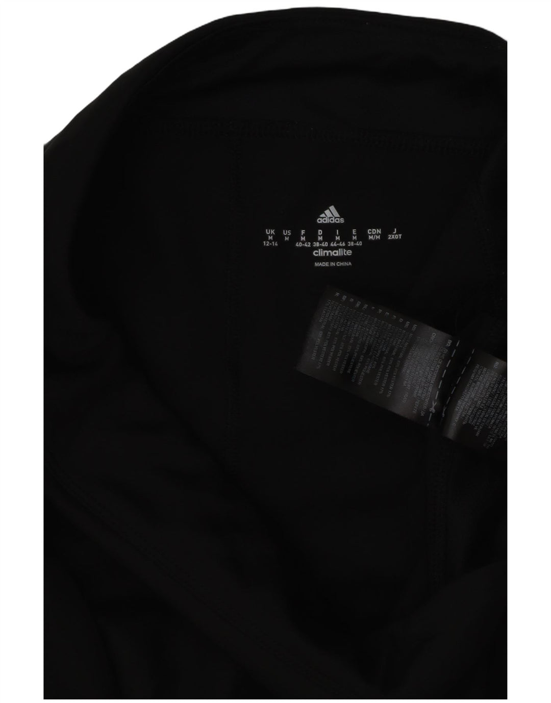 Adidas ženske tajice Climalite UK 12/14 Srednje crni poliester