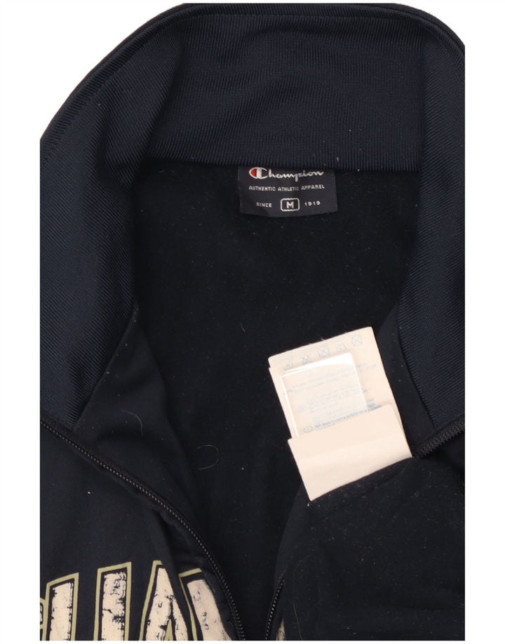 CHAMPION Muška trenirka s grafičkim motivima Srednja jakna od tamnoplavog poliestera