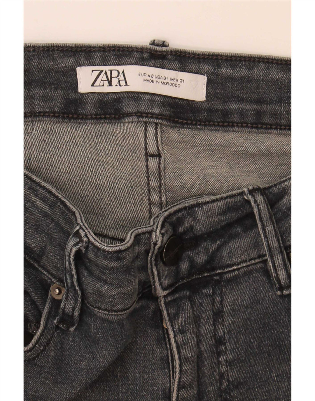 Zara muške uske traperice EU 40 srednje W31 L29 sive