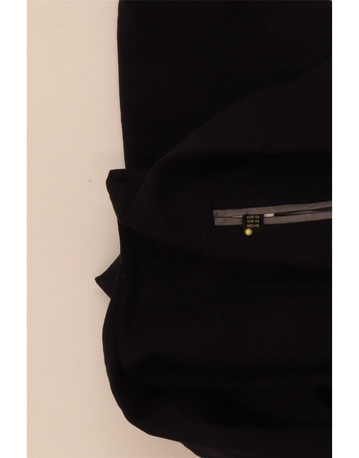 Massimo Dutti muška jakna s 2 gumba EU 56 XL crna vuna