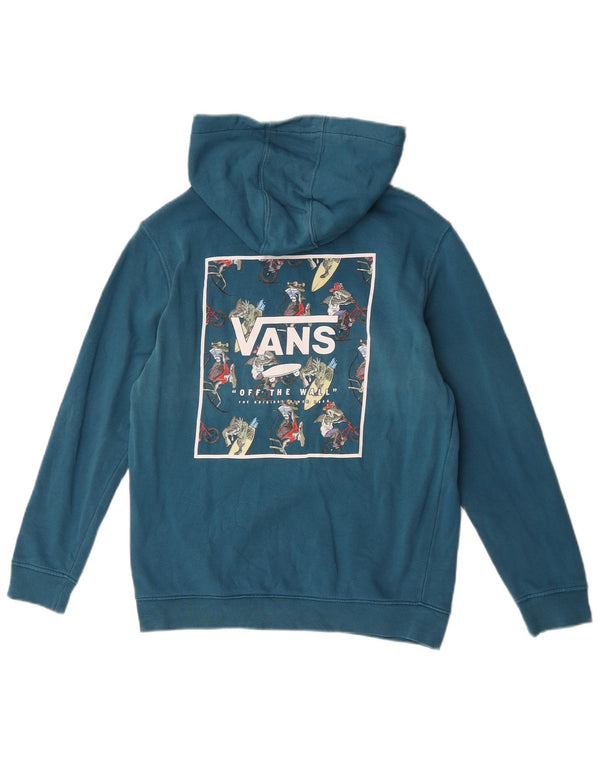 Vans ženska majica s kapuljačom s grafičkim motivima UK 14 velika tirkizna