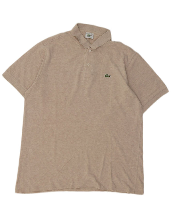 Lacoste muška polo majica, veličina 6 XL, bež pamuk