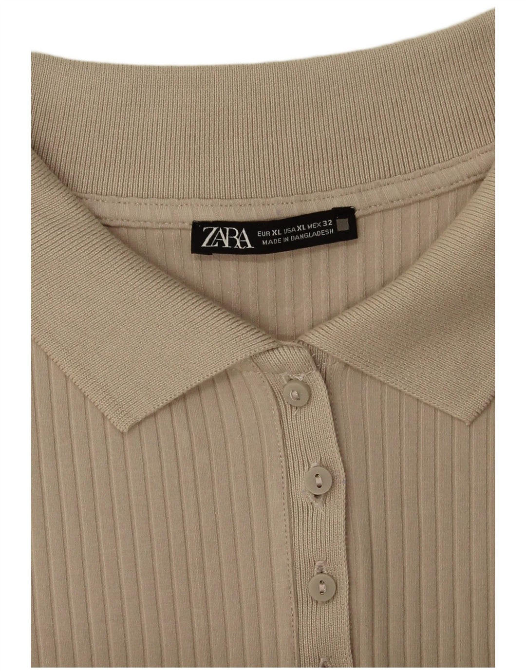 Zara ženski bodi UK 18 XL bež