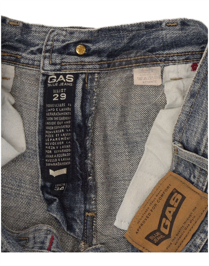 Ženske traperice Gas Bootcut W29 L34 Plavi pamuk