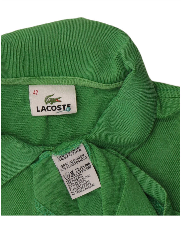 Lacoste ženska polo majica veličine 42, veliki zeleni pamuk