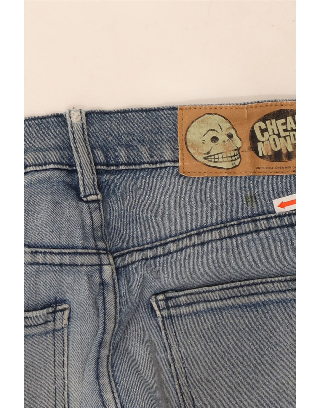 CHEAP MONDAY Ženske uske traperice W32 L34 Plavi pamuk