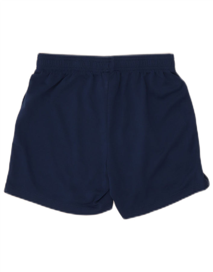 Umbro kratke sportske hlače za dječake 9-10 godina, srednje tamnoplavi poliester