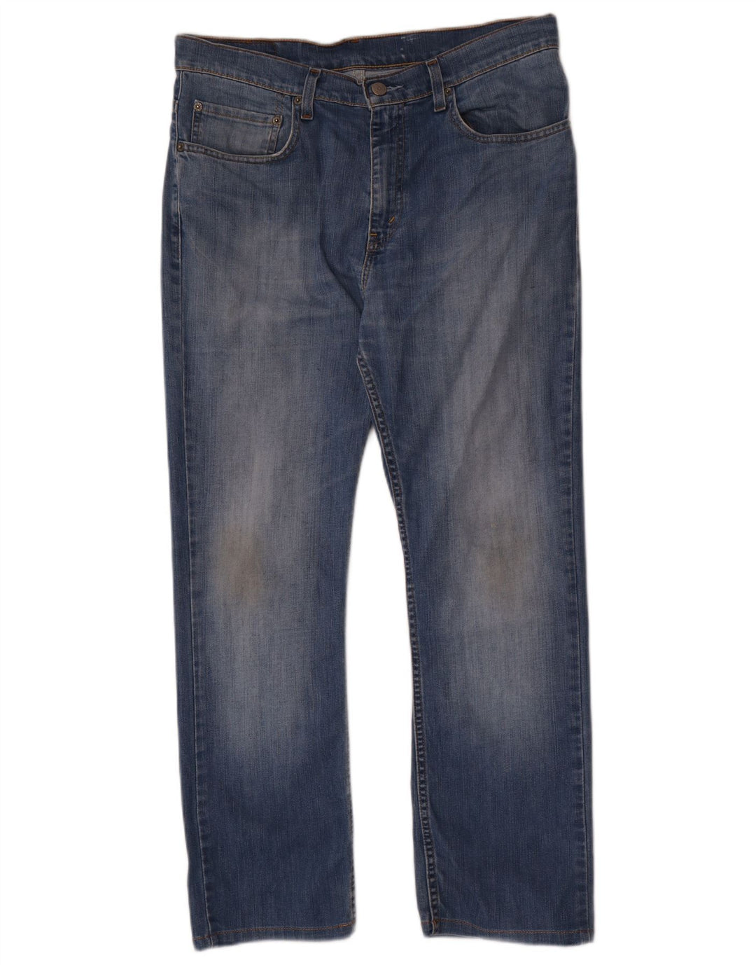 Levi's muške ravne traperice W34 L28 plavi pamuk