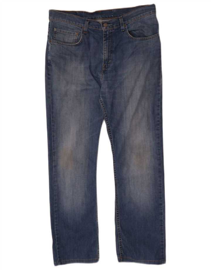 Levi's muške ravne traperice W34 L28 plavi pamuk